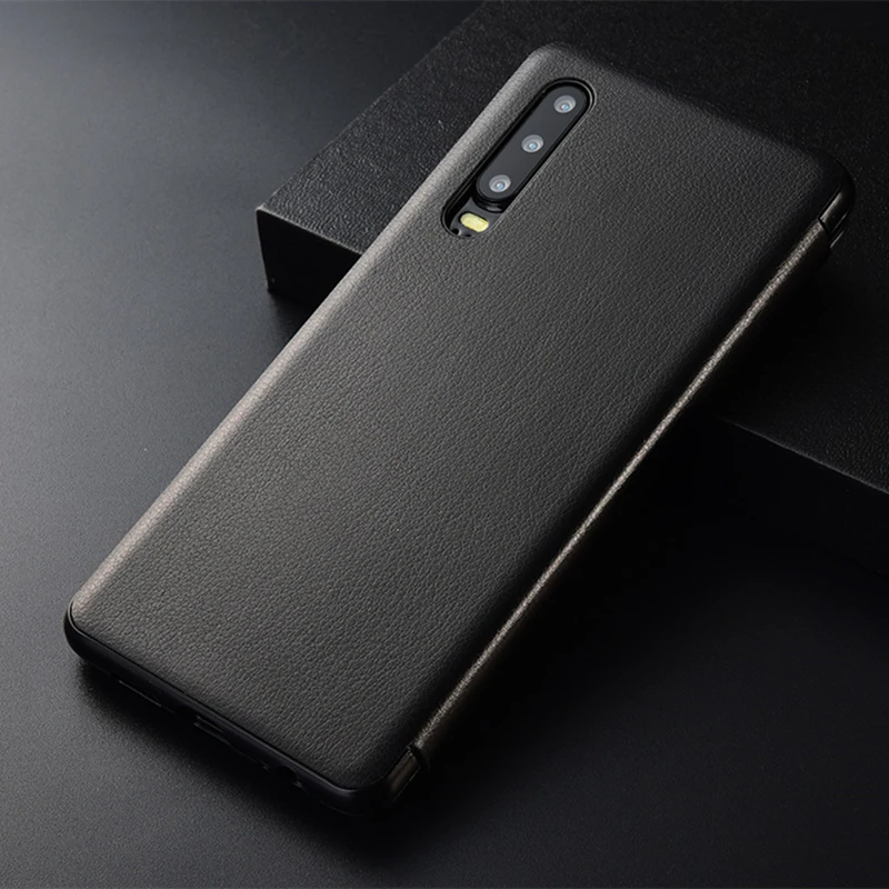 Чехол для huawei P20 lite smart view auto sleep/wake up кожаный флип чехол pro p 30 P30 Pro P10|Чехлы-книжки| |