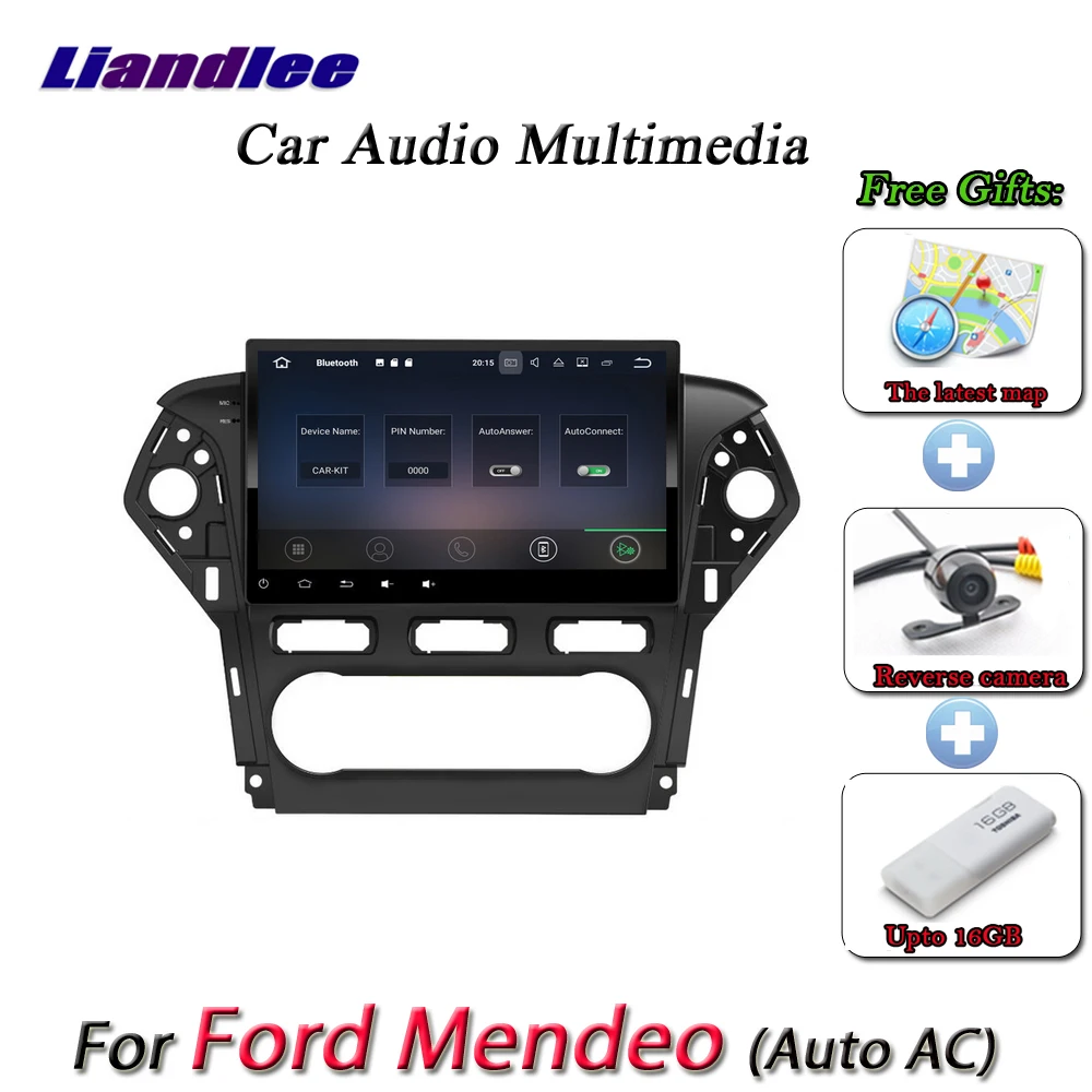 Flash Deal Liandlee Car Android System For Ford For Mendeo Auto AC 2011~2012 Radio Viedo GPS Navi MAP Navigation Screen Multimedia NO DVD 1