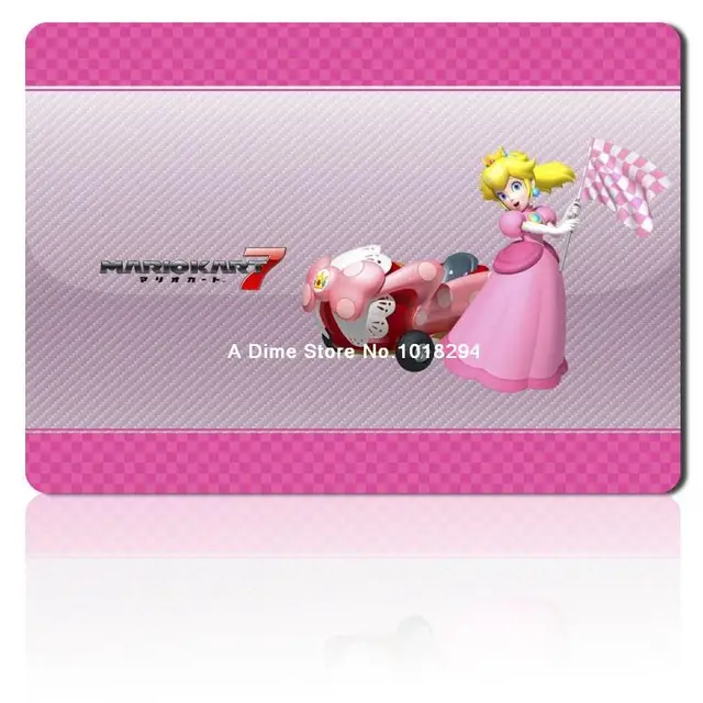 super mario mouse pad mariokart 7 pink mousepad laptop cute mouse