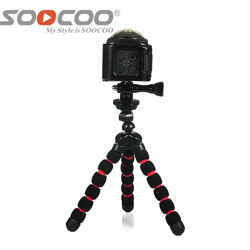 SOOCOO 360F UHD 4 K экшн-камера Wifi 1080 P/30fps 20 M Подводная Водонепроницаемая камера для велосипеда Велоспорт мини Экшн-Спортивная камера