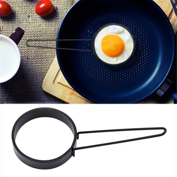 

1PC Kitchen Tool Drop Shipping Non-stick Egg Fryer Handle Round Egg Rings Shaper Pancakes Molds Ring Nonstick