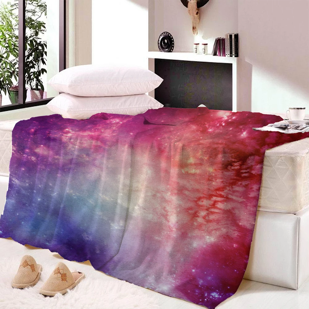 Print Blanket10 Зеленое Звездное одеяло дизайн супер мягкое и удобное бархатное плюшевое одеяло весна и осень кондиционер диван одеяло s - Цвет: Print Blanket10
