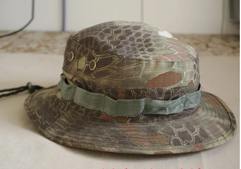 Высококачественные Тактические страйкбол камуфляж снайпера Boonie шляпы для мужчин и женщин наружная бейсболка для горного туризма военная шляпа