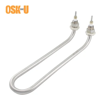 

380V U-Type Water Heater Element for Water Tank M18 Stainless Steel Curved Single U Shape Electric Heating Pipe 3KW