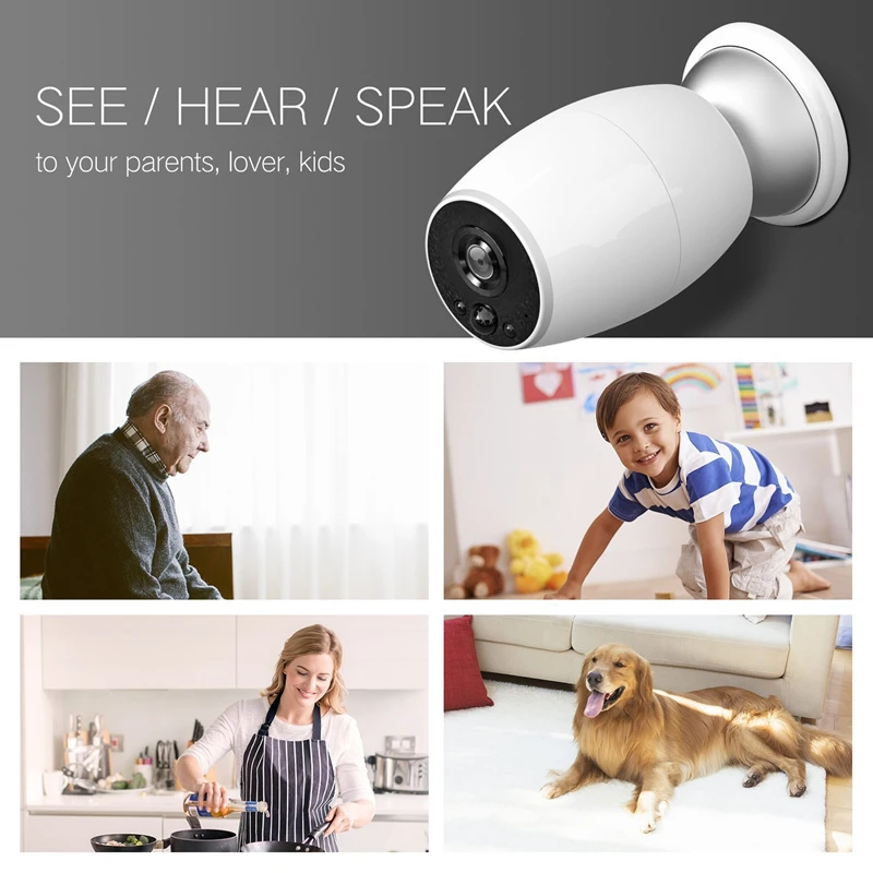 

HD720P Cloud Wireless IP Camera Night Vision Two Way Audio Home Security CCTV Wifi Camera PIR Detection Surveillace Baby Monitor