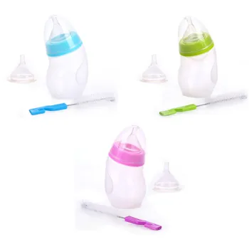 

180ML Newborn Cat Puppy Bottle Care Bottle Pet Puppy Newborn Special Oral Curved Bottle Body Feeder Convenient Curved Nipple A