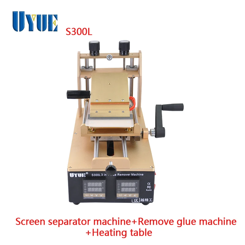 

UYUE S300L 3 in 1 High Quaility Screen Separator Machine Remove Glue Heating Table