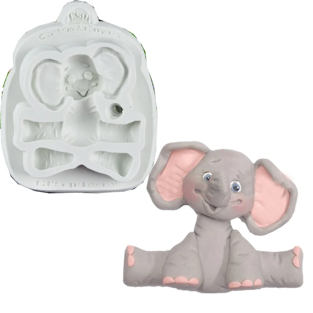 

Luyou 3D ELEPHANT Silicone Mould DIY Fondant Cake Molds Cupcake Soap Chocolate Confeitaria Kitchen Accessories FM1159
