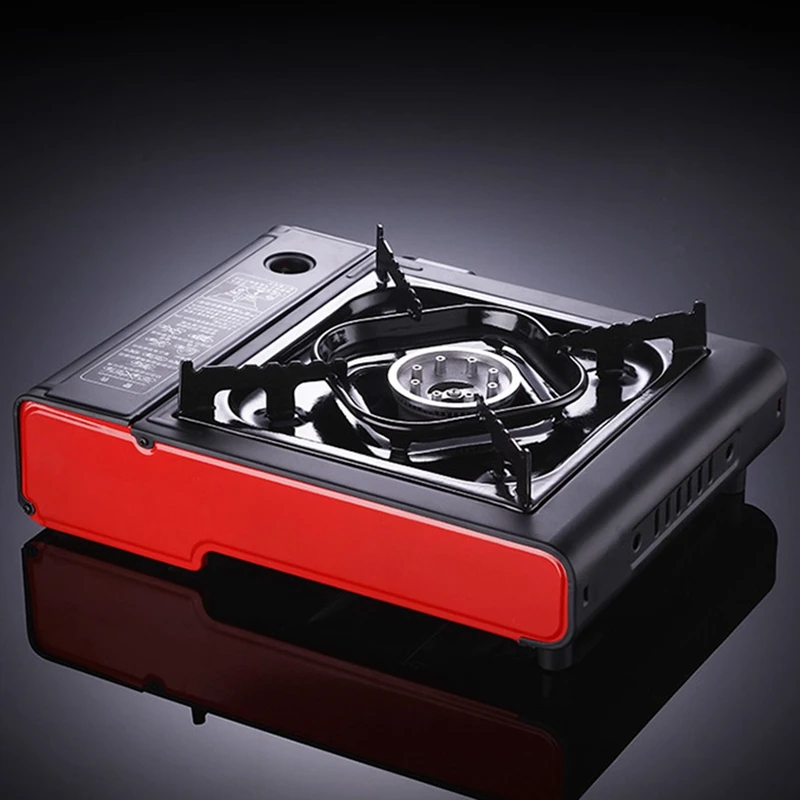 

Portable Mini Cassette Gas Stove Barbecue Furnace Burner Rack Adjustable Fire Power Outdoor Camping Hiking Party Cookware Tools