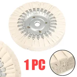 6 дюймов 25 мм отверстие хлопок, волокно ткань для полировки колесо для ювелирные украшения с зеркалом полировальный круг Pad