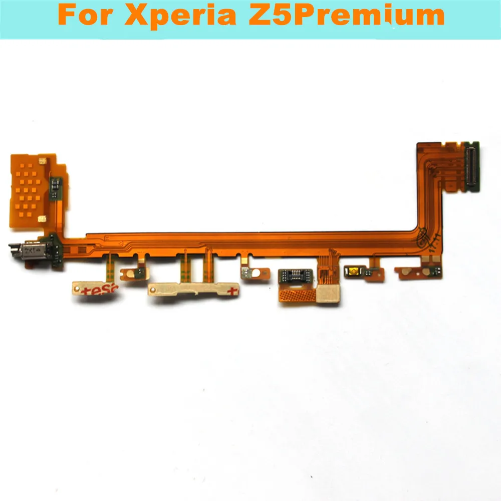 Tested-High-Quality-Power-Button-Volume-Camera-Key-Flex-Cable-With-Microphone-For-Sony-Xperia-Z5P