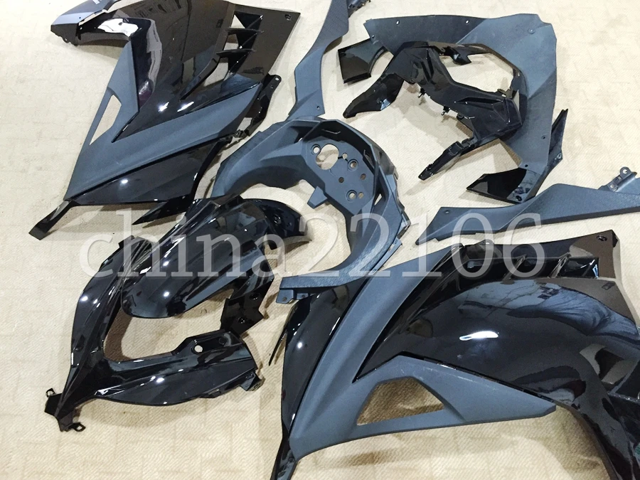 Высококачественный АБС Кузов обтекатель комплект для Kawasaki Ninja300 EX300 2013- 13 14 15 16 17 Обтекатели литья под давлением белый