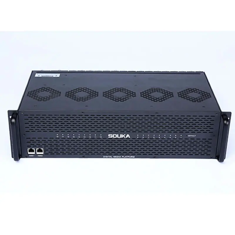 

SKD3000M chassis 4 HD inputs convert to Agile RF CATV modulator 5-1000M DTV Head-end Processor Digital media platform