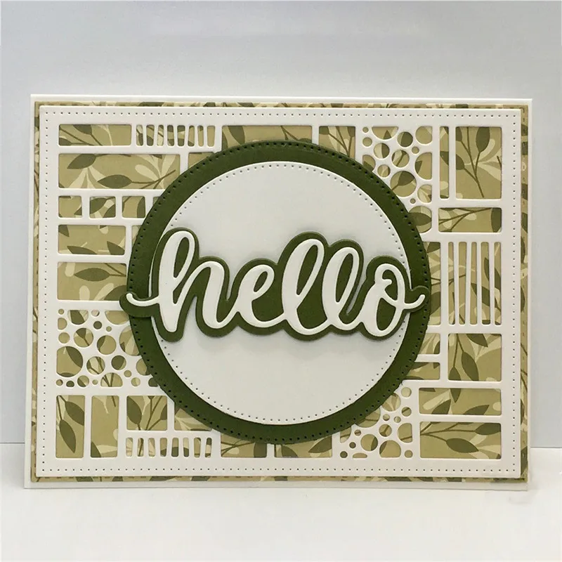

DiyArts Pane Background Die Metal Cutting Dies Frame Craft Diecuts Album Card Making Scrapbooking Paper Photo Embossing Die