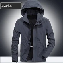 2019 Fashion jaqueta long sleeves zipper hooded jacket coat spring male casual blouse outfit tops windbreaker man clothing XXXXL 2019 Fashion jaqueta long sleeves zipper hooded jacket coat spring male casual blouse outfit tops windbreaker man clothing XXXXL