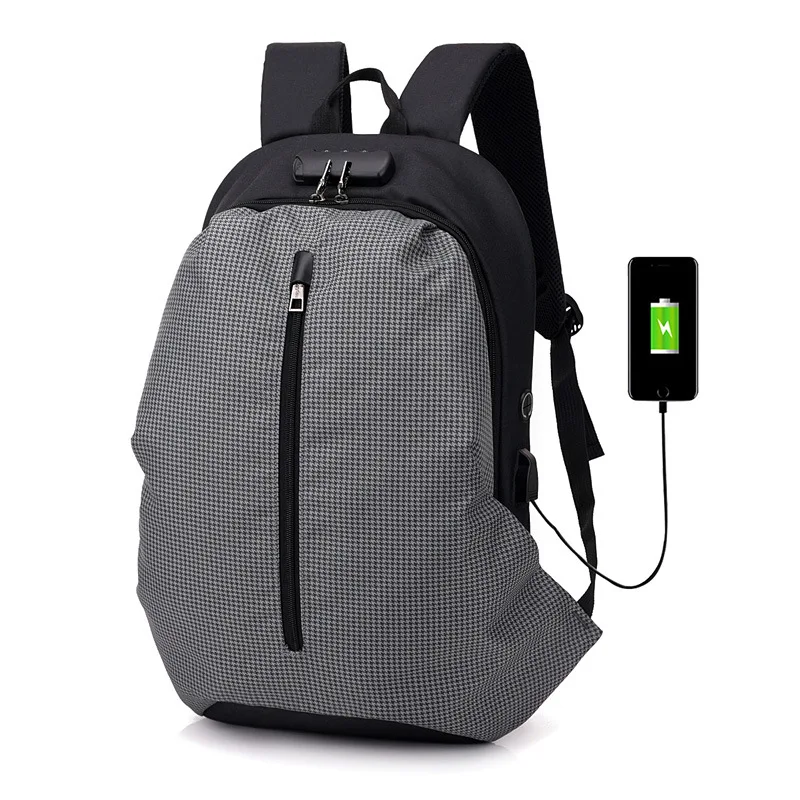 Brand Swiss Laptop 15"Backpack External USB Charge Swiss Computer Backpacks Anti theft Backpack