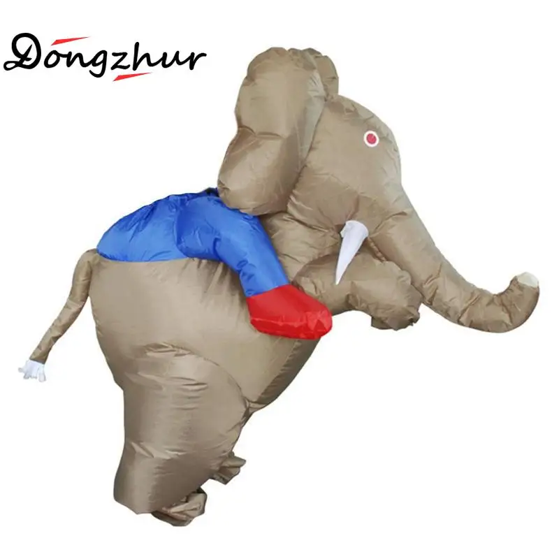 

Dongzhur Adult Inflatable Elephant Interesting Back Inflatable Clothing Christmas Party Annual Event Props Inflatable Amusement
