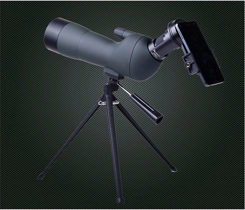 Высококачественный 20-60X60 Зрительная труба бинокль для наблюдения за птицами для стрельбы из лука и стрельбы с штативом и кронштейном для телефона