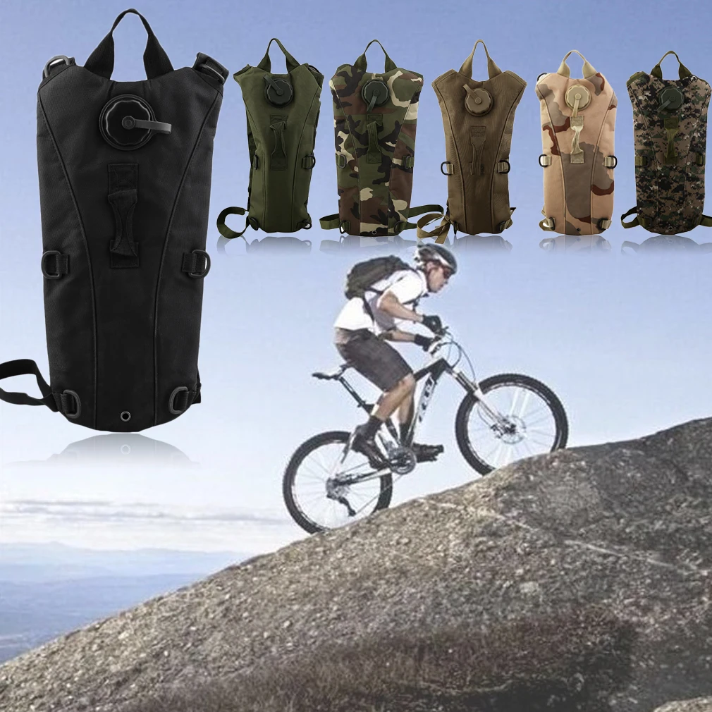 Спортивная цифровая пустынная камуфляжная сумка для воды, рюкзак, ТПУ гидратационная система, для кемпинга, пешего туризма, велосипедная сумка для воды, 3л