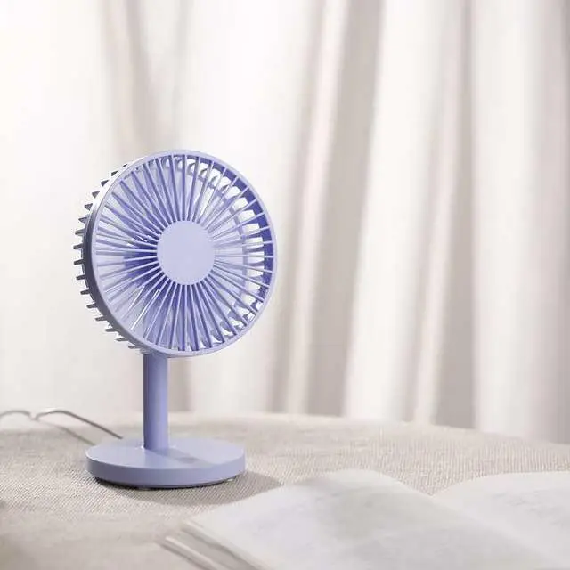 

USB Fan Mini Portable Dual Blade Desk Super Mute Laptop Cooler Small Fan Office Desktop Fan 3 Speed