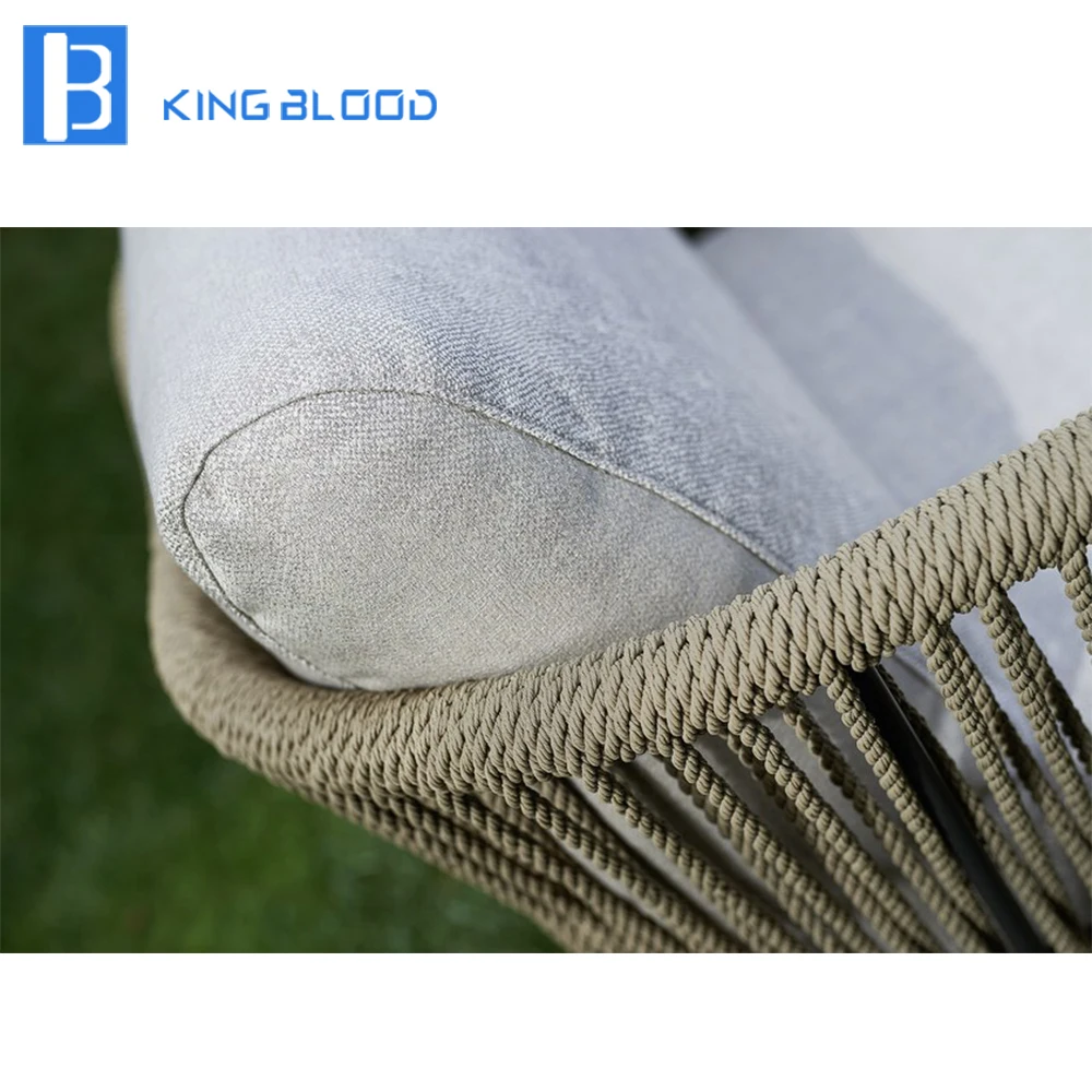 New product Outdoor furniture Aluminum Garden Rope Sofa New product Outdoor furniture Aluminum Garden Rope Sofa