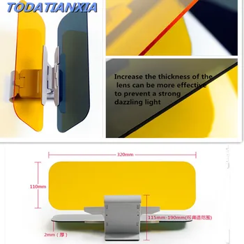 

Car Sun Visor Car Driving Goggle FOR hyundai hb20 onix chevrolet subaru impreza honda jazz ix35 fiat uno ford fusion c4 citroen
