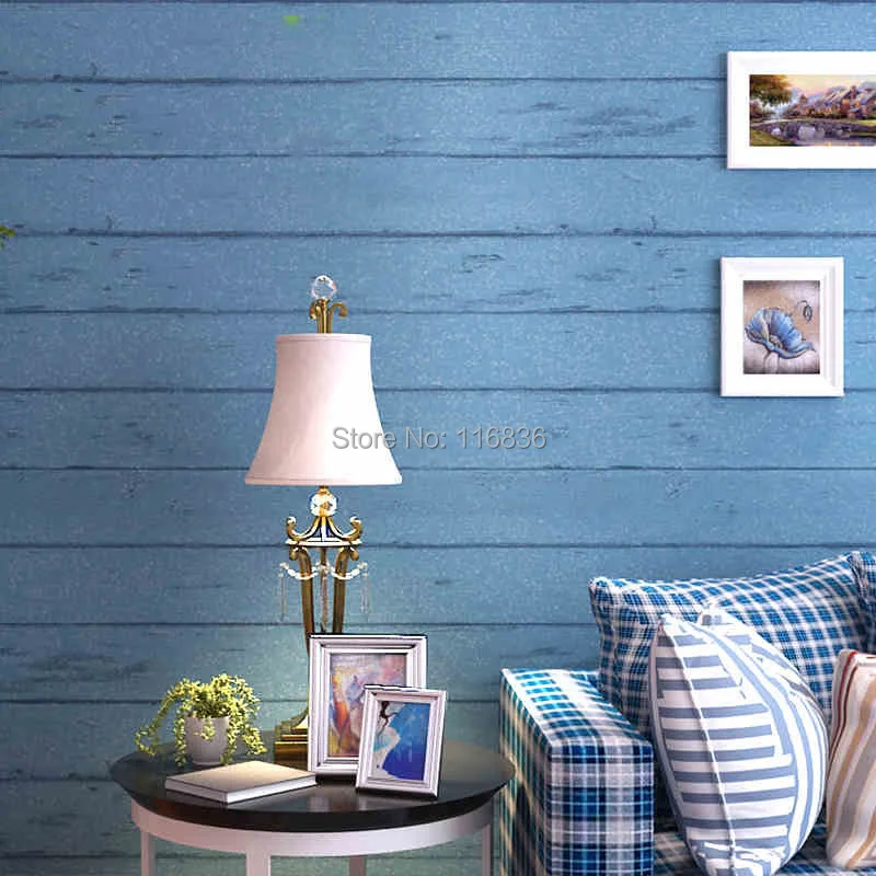 

High Quality Vintage Simple Striped and Eco-friend wallpapers decorative papel de parede pure paper roll 53x1000cm