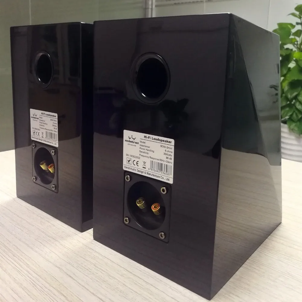 Mistral BOW III mini 4 Ohms 30W x 2 Hifi колонки для книжной полки (пара)|Полочные АС| |
