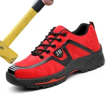 Г. Новые весенние рабочие туфли, устойчивые к разбиванию ударопрочные мужские рабочие туфли с защитой от пота