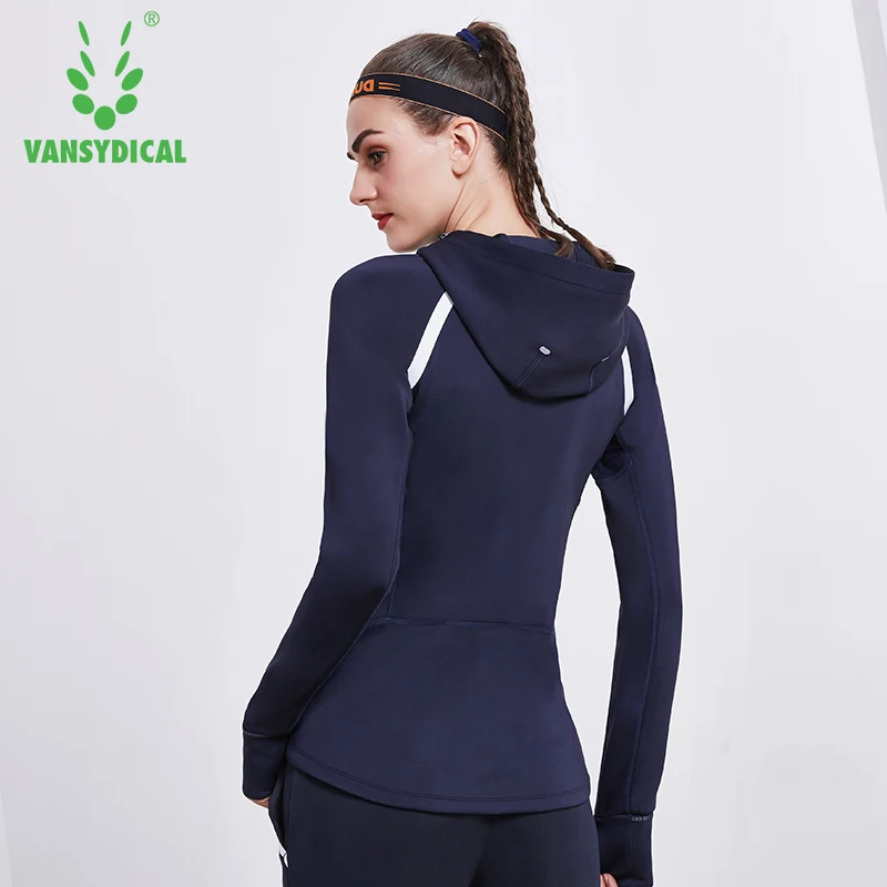 Женские спортивные свитеры Vansydical дышащие для бега и тренировок Осень