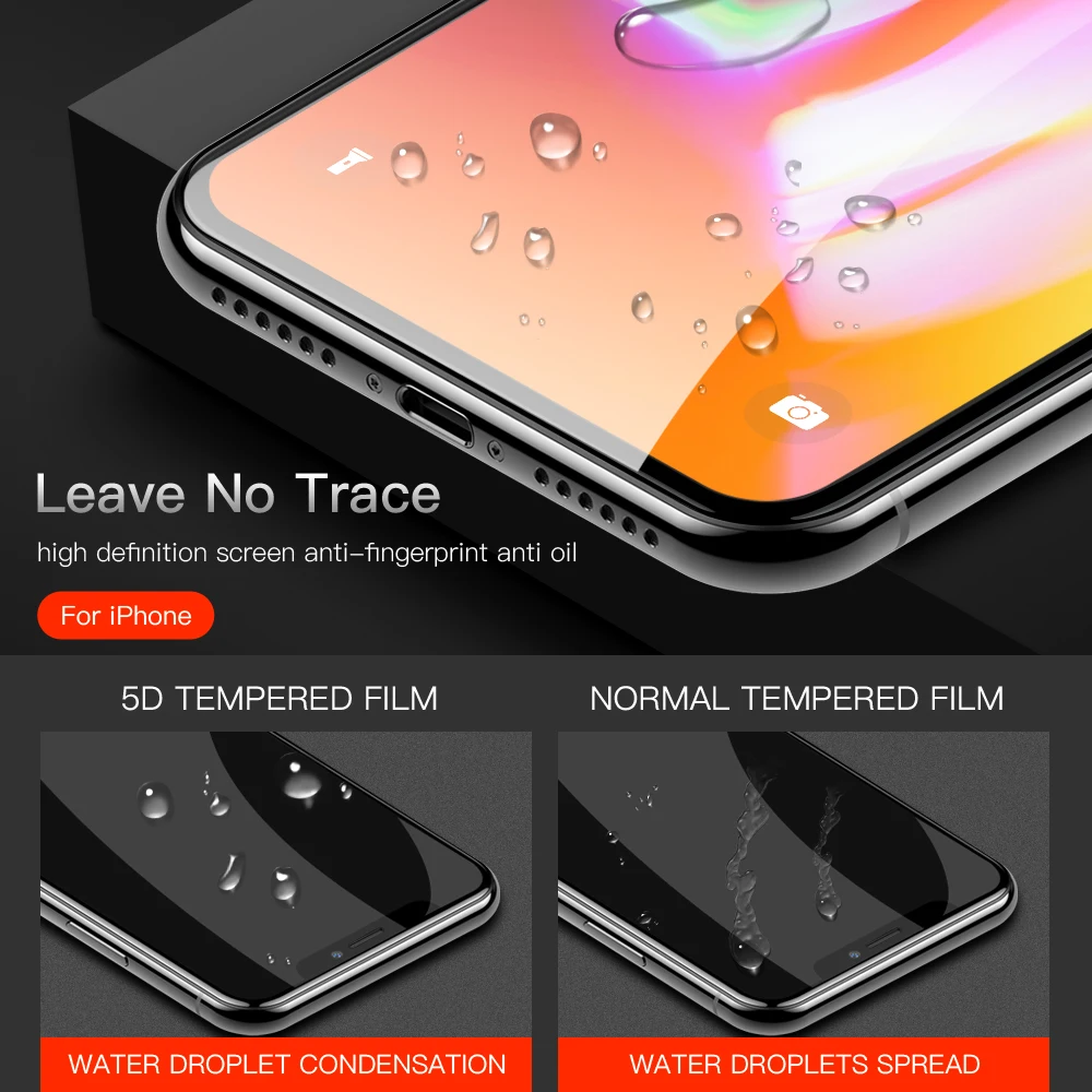 6D Gehärtetem Glas für iphone XR Xs Max X Screen Protector Für iphone 7 8 Plus 6 s 6 Plus Telefon s