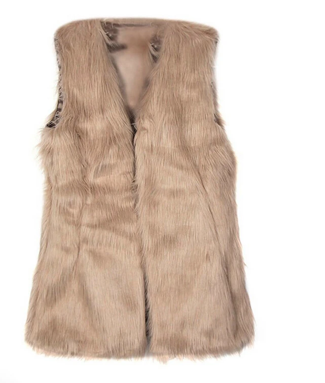 Women Lady Warm Winter Faux Fur Vest Female Warm Waistcoats Outwear Jackets Chalecos De Pelo Mujer Veste Femme Colete Feminino Women Lady Warm Winter Faux Fur Vest Female Warm Waistcoats Outwear Jackets Chalecos De Pelo Mujer Veste Femme Colete Feminino