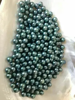 

Latest New Peacock Color Loose Round Pearls Bulk Grade AAA Perfect Round Akoya Pearls 6-8mm Colored Pearls 20pcs FP472