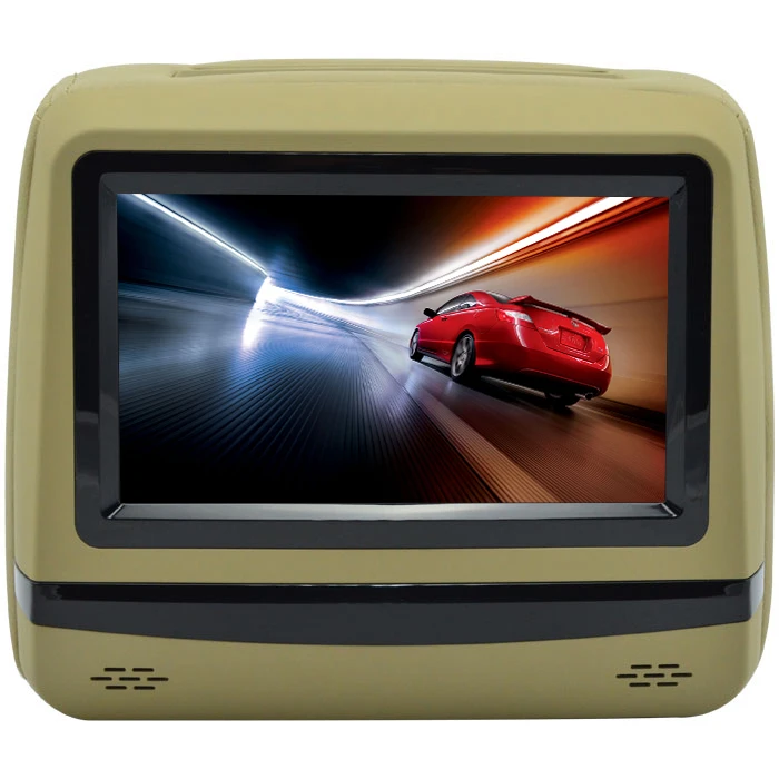 For LSQ STAR 7 inch headrest DVD player Monitor with touch buttons SD USB 3G dvd