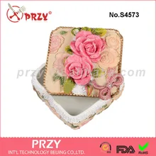 Rose Square Box silicone soap mold silicone plaster mold food grade silicone rubber material aroma stone
