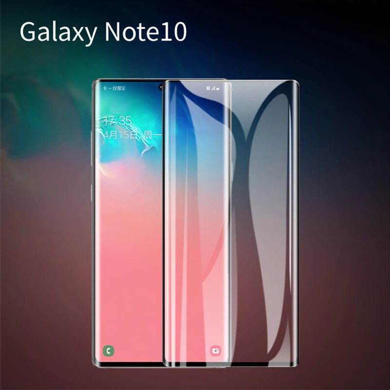 3D изогнутое стекло для samsung Galaxy Note 10 полное покрытие 9 H Защитная пленка для экрана протектор для samsung Galaxy Note 10 Pro