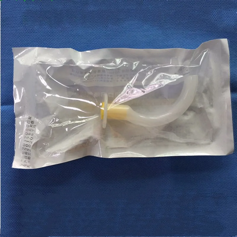 10 шт. Одноразовые Белые Цвет дыхательных путей трубки направляющей газ Пластик трубки для пациентов