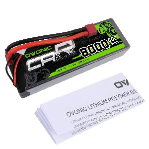 Ovonic 2S Lipo Батарея 7,4 V 50C 8000 мА/ч, жесткий чехол с деканов T штекер для RC автомобиль RC грузовик радиоуправляемая автомодель трагги вертолета RC лодка