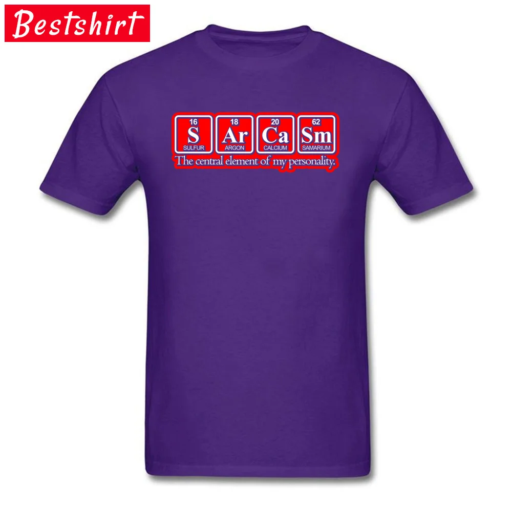 Summer Sarcasm  Limited Edition T Shirts for Men Discount VALENTINE DAY Crew Neck 100% Cotton Short Sleeve T Shirts Tee-Shirts Sarcasm   Limited Edition purple