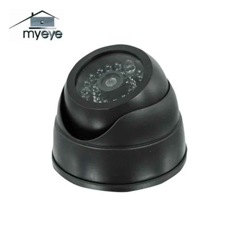 Myeye Dummy Camera Dome Fake Camera With LED Lights Waterproof Indoor Outdoor CCTV Dome Dummy Camera