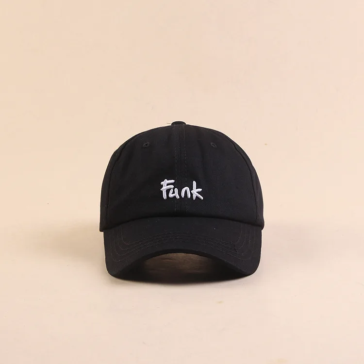 Черный LDSLYJR письмо FUNK вышивка хлопок бейсбол кепки Регулируемый бейсболка кепка для мужчин и женщин 81 - Цвет: Черный