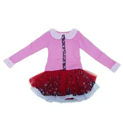 WISSTT/милая детская одежда для маленьких девочек дети короткий рукав Летняя юбка платье Fit От 1 до 6 лет