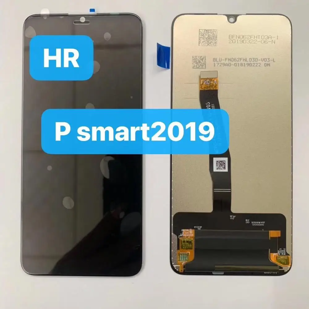 Новый Полный ЖК-модуль 6 21 дюйма для Huawei P Smart 2019 ЖК-дисплей в сборе с сенсорным