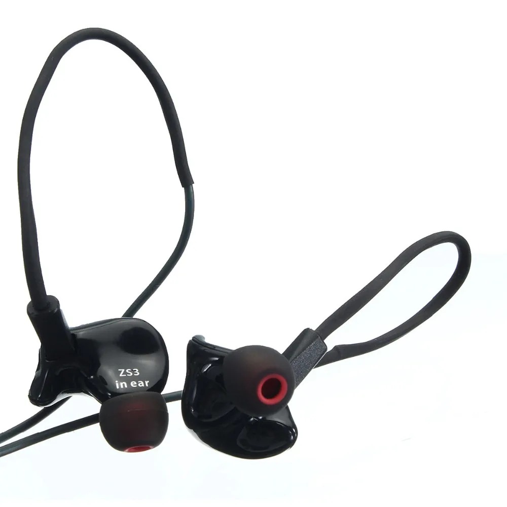 KZ ZS3 Hi Fi наушники 3 5 мм вкладыши с динамическим приводом и басами спортивные