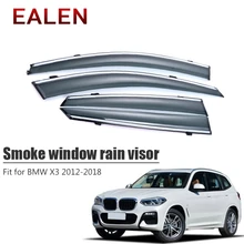Ealen для BMW X3 2012 2013 Vent Защита от солнца дефлекторы охранные предметы 4 шт./1 Набор дыма козырек на ветровом стекле