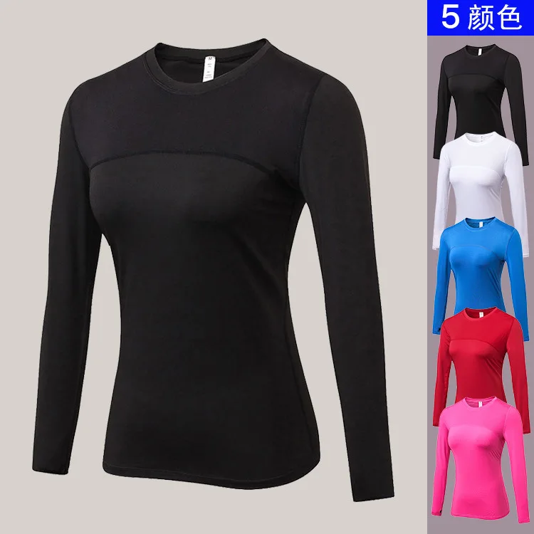 

Sport Jerseys Gym Fitness Long Sleeve Female T-shirt Women T Shirt Sport Top Tees Shirt Femme White Rose Red Black Blue Yoga Top