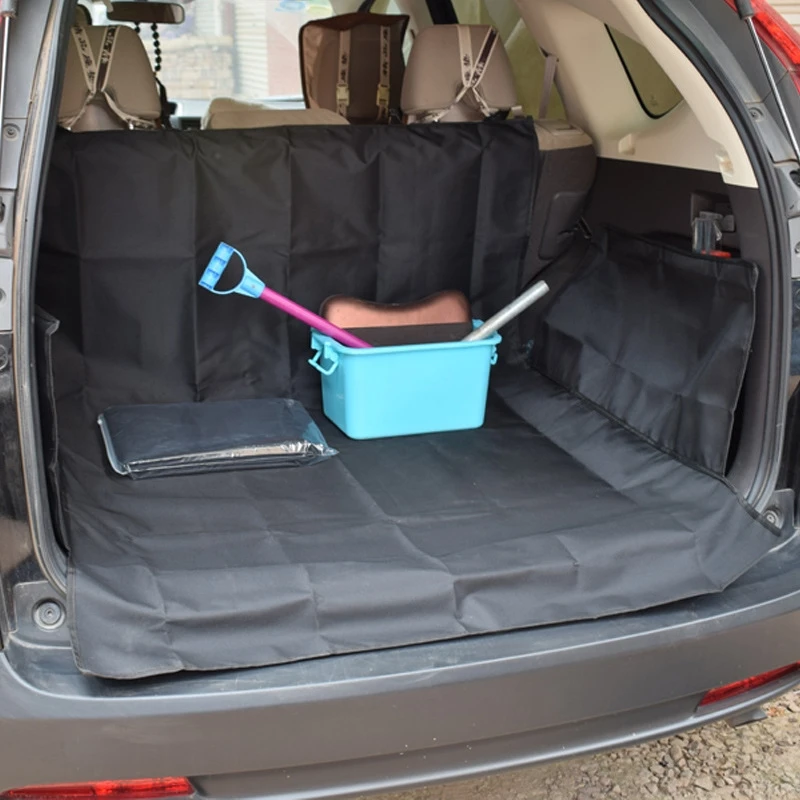 Чехол для на автомобильное сиденье для перевозки собак водонепроницаемая ткань Оксфорд для домашних животных Автомобильная подушка для багажника для собак кошек автомобильный коврик для багажника коврик для собак