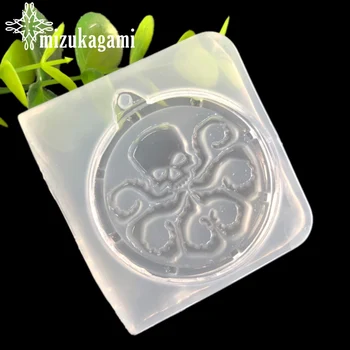 

1pcs UV Resin Jewelry Liquid Silicone Mold Animal Octopus Resin Charms Molds For DIY Intersperse Decorate Making Jewelry