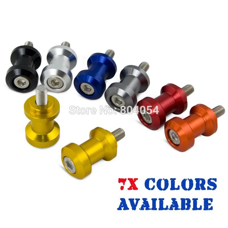 Fairings & Body Work 10mm Swingarm Sliders Spools Stand for Kawasaki