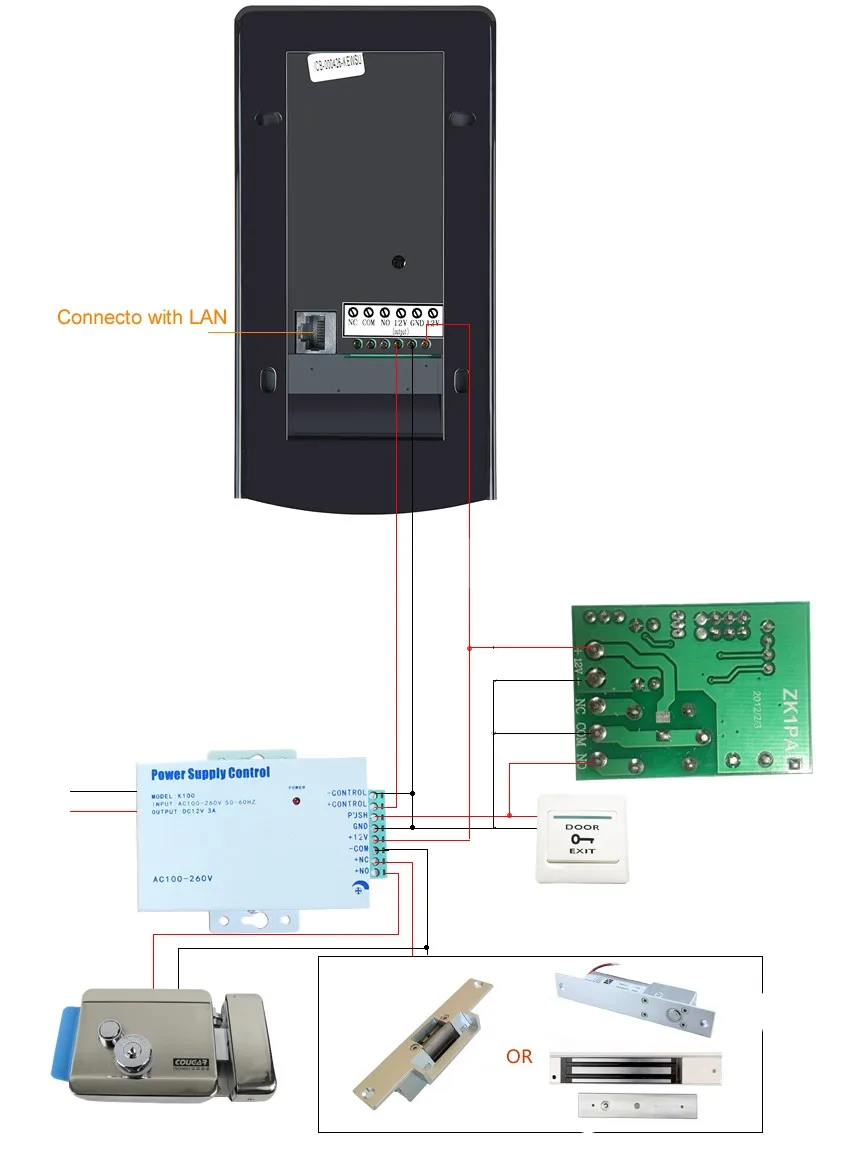WIFI-power supply controller-wiring